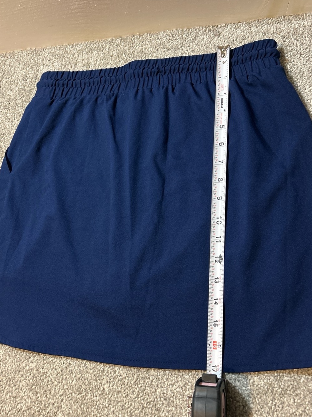St. John's Bay Navy Blue Women's Athletic Skort - Picture 5 of 7